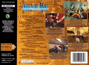 Shadow Man (Brazil) box cover back